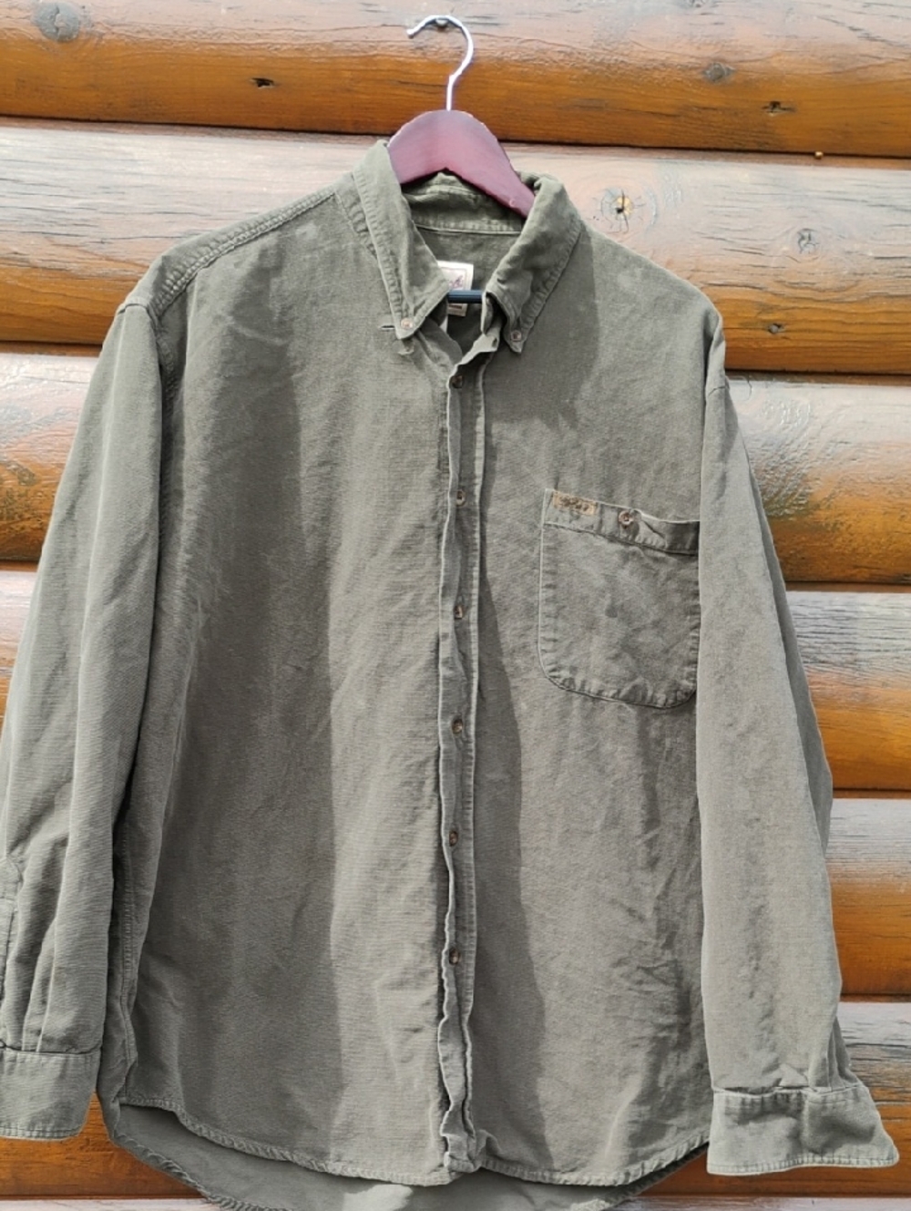 🌲 WOOLRICH Corduroy SHIRT XL UNISEX SHARP NPLVC